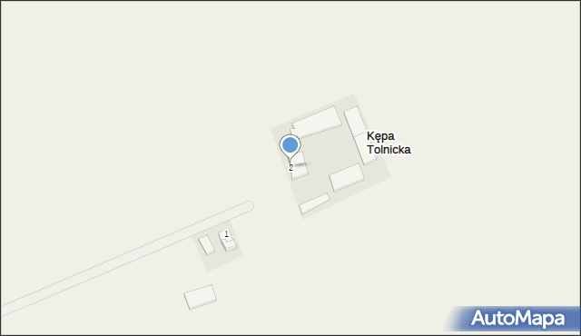 Kępa Tolnicka, Kępa Tolnicka, 2, mapa Kępa Tolnicka