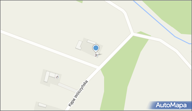 Kępa Wólczyńska, Kępa Wólczyńska, 16, mapa Kępa Wólczyńska