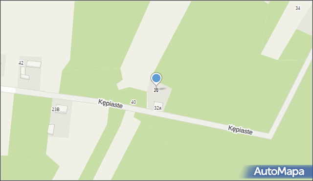 Kępiaste, Kępiaste, 38, mapa Kępiaste