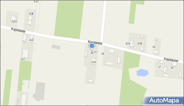 Kępiaste, Kępiaste, 41, mapa Kępiaste