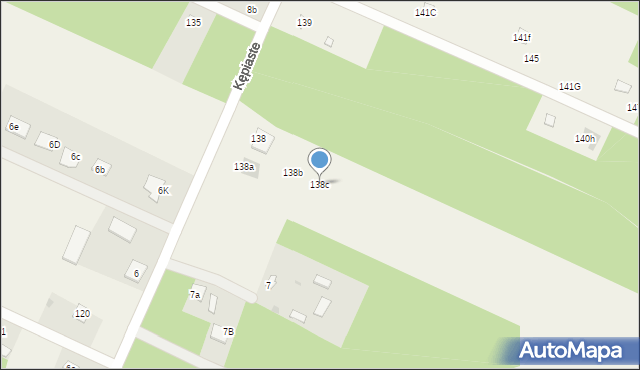 Kępiaste, Kępiaste, 138c, mapa Kępiaste