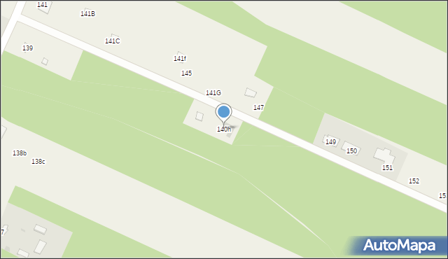 Kępiaste, Kępiaste, 140h, mapa Kępiaste