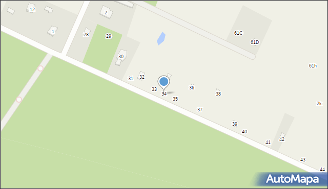 Kępiaste, Kępiaste, 34, mapa Kępiaste