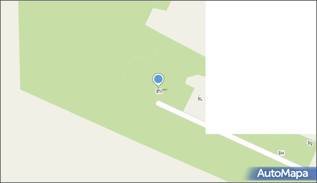 Kępiaste, Kępiaste, 8N, mapa Kępiaste