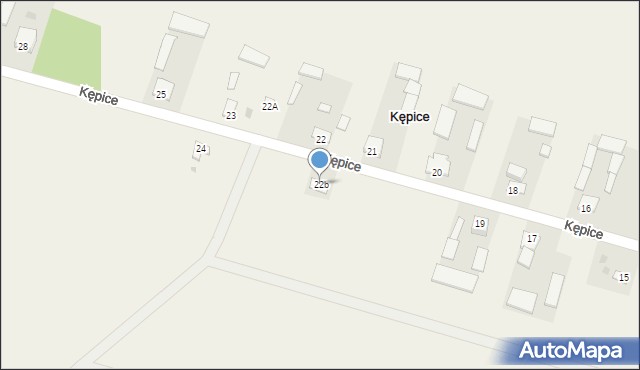 Kępice, Kępice, 22b, mapa Kępice