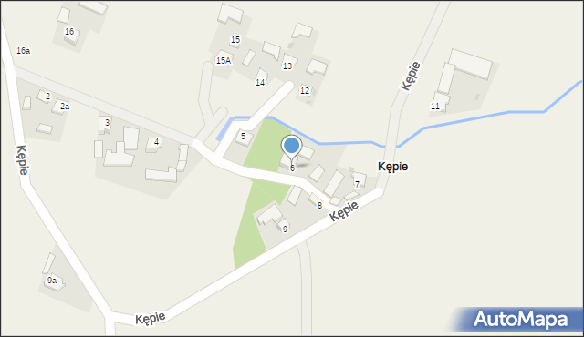 Kępie, Kępie, 6, mapa Kępie