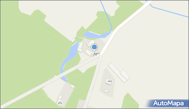 Kępie, Kępie, 159, mapa Kępie