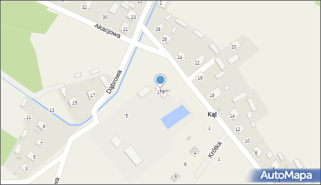 Kępie Zaleszańskie, Kępie Zaleszańskie, 176, mapa Kępie Zaleszańskie