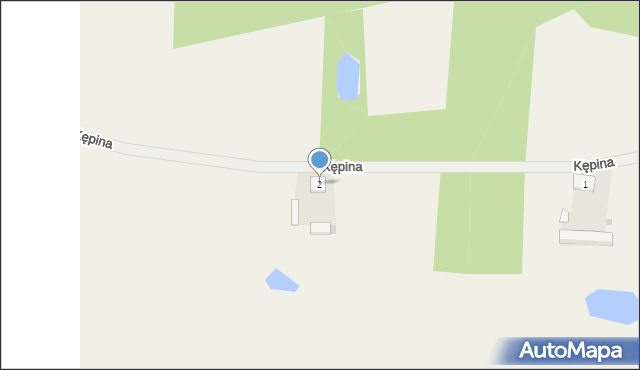 Kępina, Kępina, 2, mapa Kępina