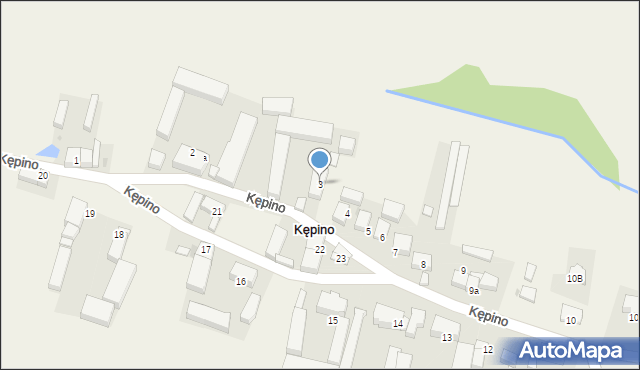 Kępino, Kępino, 3, mapa Kępino