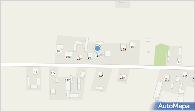 Kępiny, Kępiny, 14B, mapa Kępiny