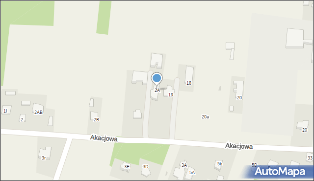 Kępiny, Kępiny, 2A, mapa Kępiny