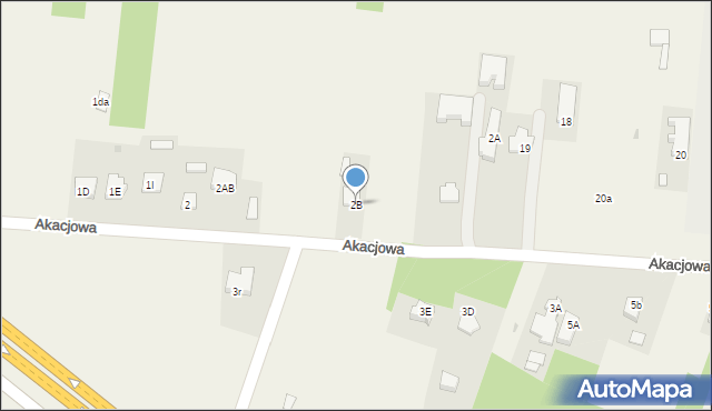 Kępiny, Kępiny, 2B, mapa Kępiny