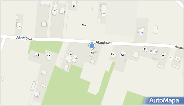 Kępiny, Kępiny, 5b, mapa Kępiny