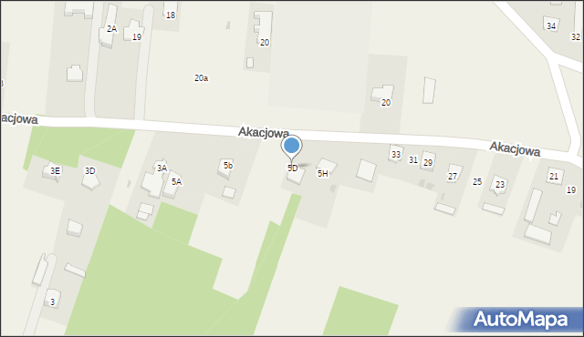 Kępiny, Kępiny, 5D, mapa Kępiny