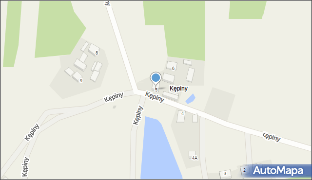 Kępiny, Kępiny, 5, mapa Kępiny