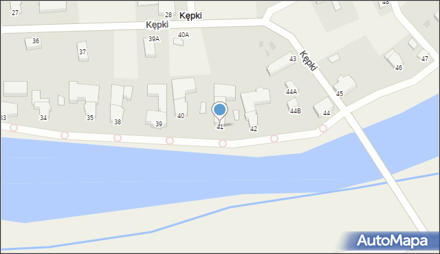 Kępki, Kępki, 41, mapa Kępki