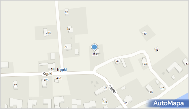 Kępki, Kępki, 49A, mapa Kępki