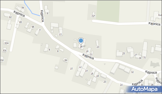 Kępnica, Kępnica, 15, mapa Kępnica