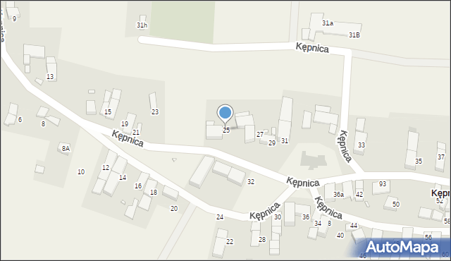 Kępnica, Kępnica, 25, mapa Kępnica