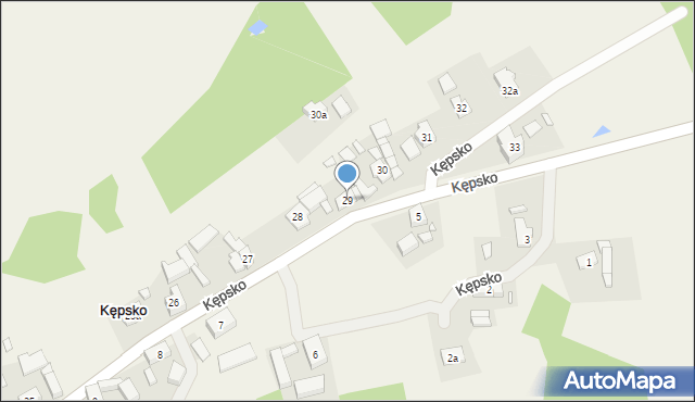 Kępsko, Kępsko, 29, mapa Kępsko