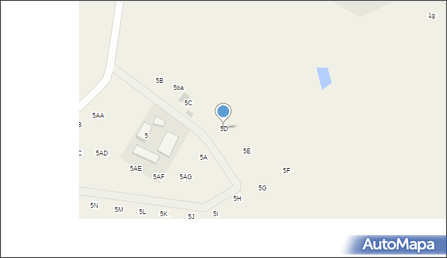 Kępy Lubczyńskie, Kępy Lubczyńskie, 5D, mapa Kępy Lubczyńskie
