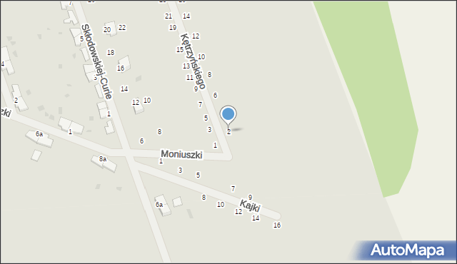 Korsze, Kętrzyńskiego Wojciecha, 2, mapa Korsze