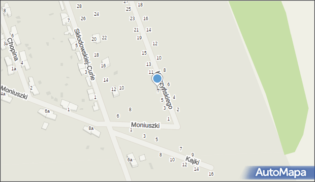 Korsze, Kętrzyńskiego Wojciecha, 7, mapa Korsze