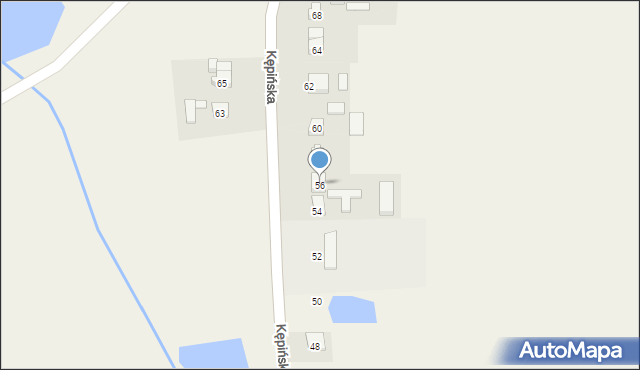 Myjomice, Kępińska, 56, mapa Myjomice