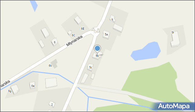 Nowa Wieś Lęborska, Kębłowska, 5b, mapa Nowa Wieś Lęborska