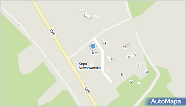Nowy Dwór Mazowiecki, Kępa Nowodworska, 3k, mapa Nowy Dwór Mazowiecki