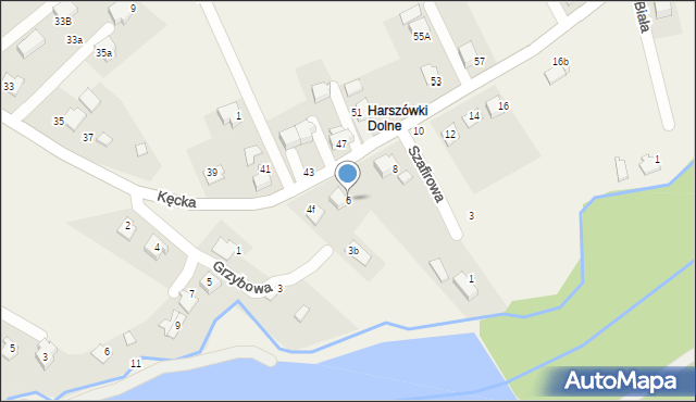 Pisarzowice, Kęcka, 6, mapa Pisarzowice