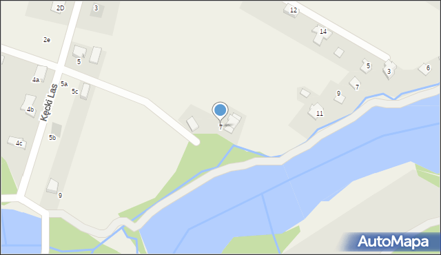 Pisarzowice, Kęcki Las, 7, mapa Pisarzowice