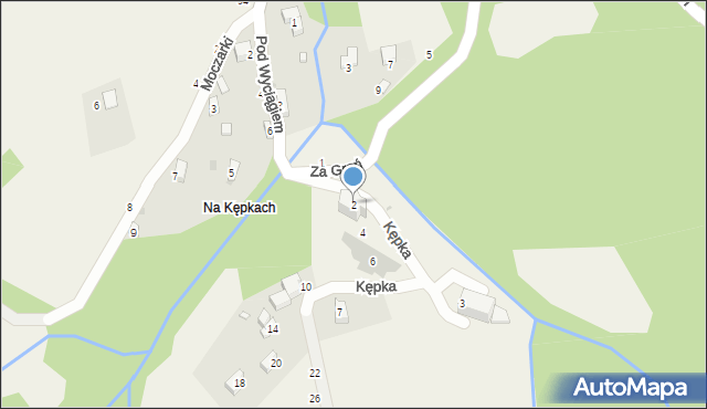 Przyłęków, Kępka, 2, mapa Przyłęków