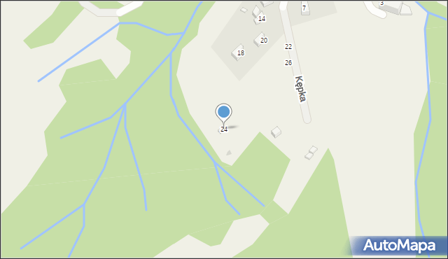 Przyłęków, Kępka, 24, mapa Przyłęków
