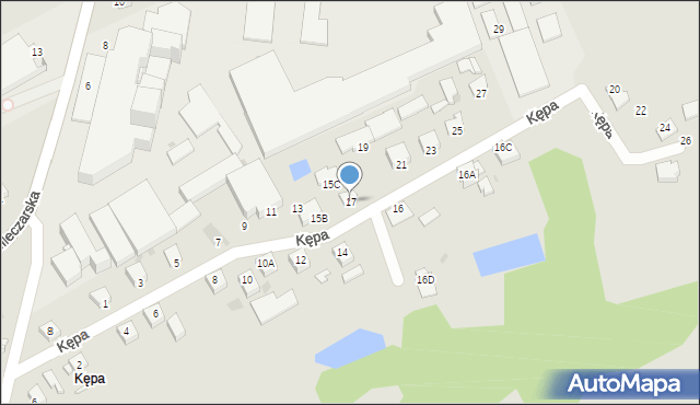 Rypin, Kępa, 17, mapa Rypin
