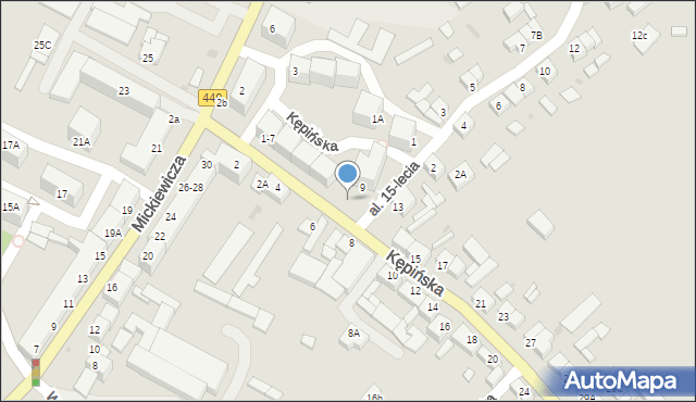 Syców, Kępińska, 11, mapa Syców