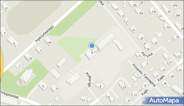 Szczytno, Kętrzyńskiego Wojciecha, 6, mapa Szczytno