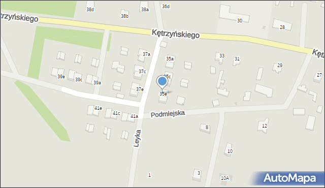 Wielbark, Kętrzyńskiego Wojciecha, 35e, mapa Wielbark