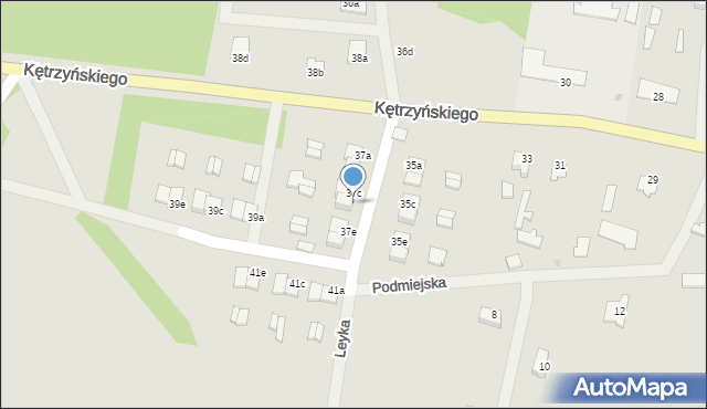 Wielbark, Kętrzyńskiego Wojciecha, 37d, mapa Wielbark