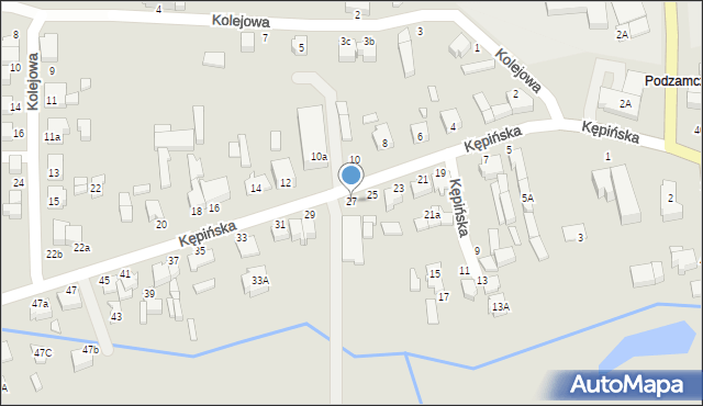 Wieruszów, Kępińska, 27, mapa Wieruszów