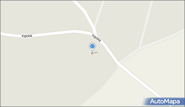 Wilamowice, Kęcka, 50, mapa Wilamowice