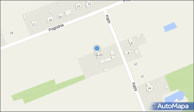 Zielkowice, Kępy, 5, mapa Zielkowice