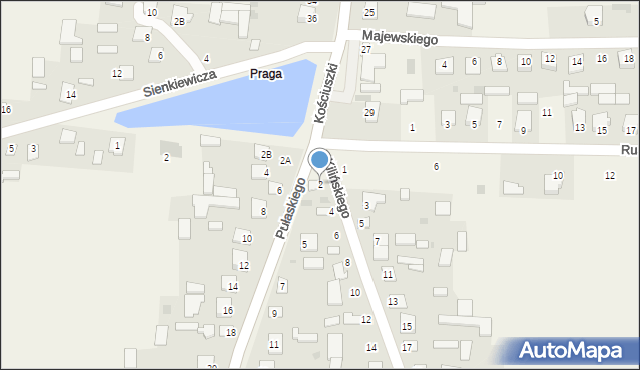 Adamów, Kilińskiego Jana, płk., 2, mapa Adamów
