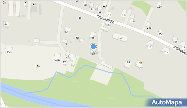 Andrychów, Kilińskiego Jana, płk., 6a, mapa Andrychów