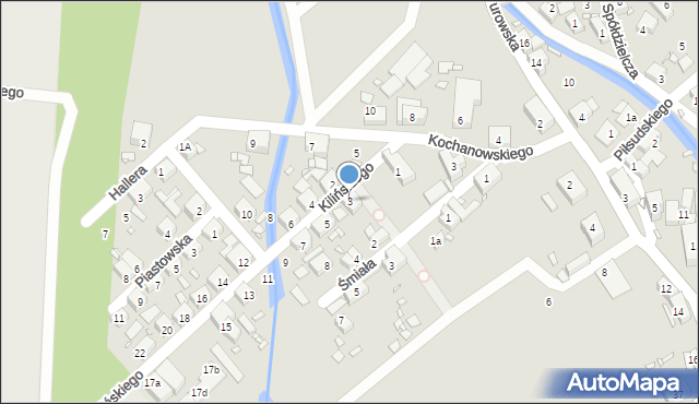 Bogatynia, Kilińskiego Jana, płk., 3, mapa Bogatynia