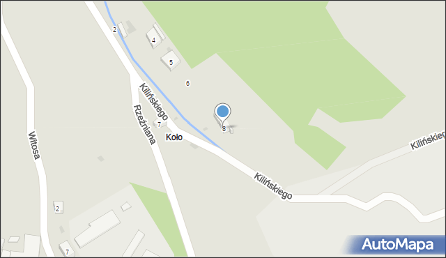 Boguszów-Gorce, Kilińskiego Jana, płk., 8, mapa Boguszów-Gorce