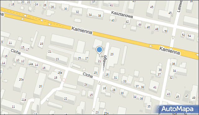 Bydgoszcz, Kilińskiego Jana, płk., 23, mapa Bydgoszczy