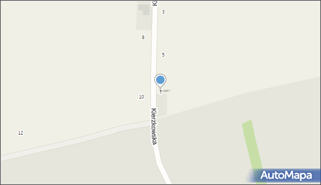 Cerekiew, Kierzkowska, 7, mapa Cerekiew