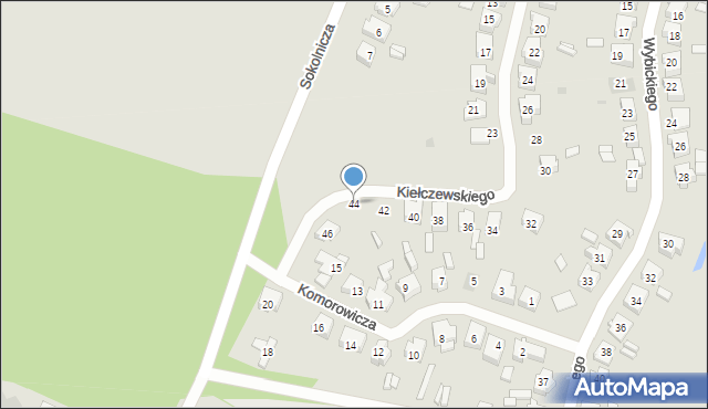 Czempiń, Kiełczewskiego Karola, 44, mapa Czempiń